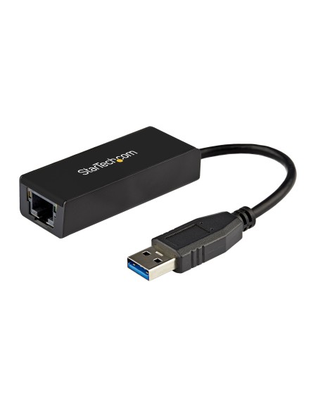 Adaptador Tarjeta de Red Externa USB 3.0 a Ethernet Gigabit - Conversor de Red NIC 10/100/1000 - Adaptador LAN Externo USB a RJ4