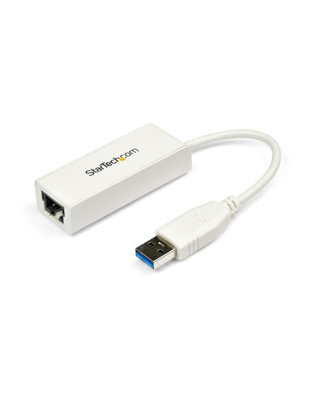 Adaptador Tarjeta de Red Externa NIC USB 3.0 a Ethernet Gigabit de 1 Puerto - 1x RJ45 Hembra - 1x USBA - 10/100/1000 - Adaptador