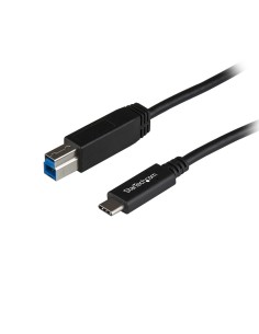 USB31CB1M cable USB 1 m USB 3.2 Gen 2 (3.1 Gen 2) USB C USB B Negro