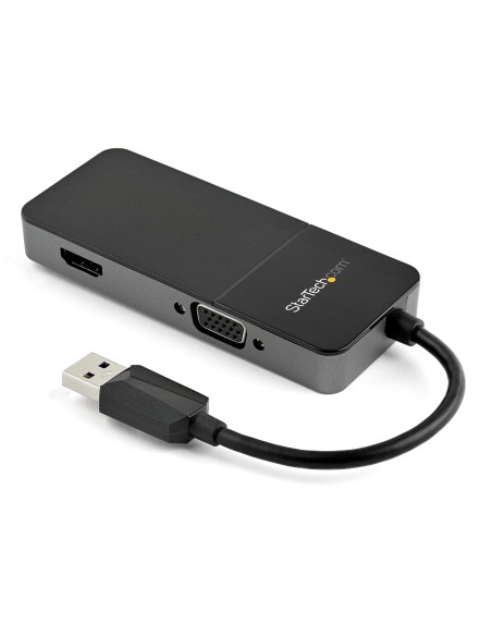 Cable Adaptador USB 3.0 a HDMI / VGA - 4K 1080 - Adaptador Gráfico Externo de Vídeo - Convertidor Externo de Vídeo para un Monit
