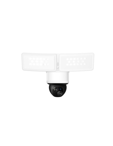Security Floodlight Camera E340 con cable, giro de 360° e inclinación, grabación ininterrumpida, Wi-Fi de doble banda, 2000 lúm