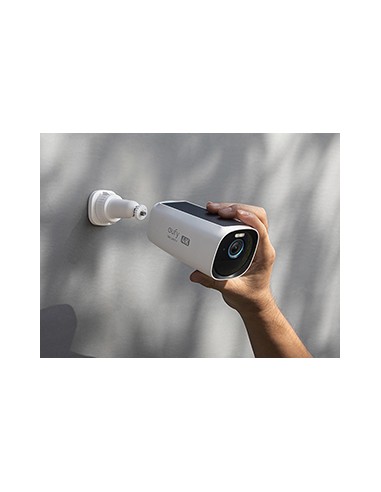 Kit de 2 cámaras eufyCam 3 de Security, cámara de seguridad 4K con panel solar integrado, IA de reconocimiento facial, cámara d