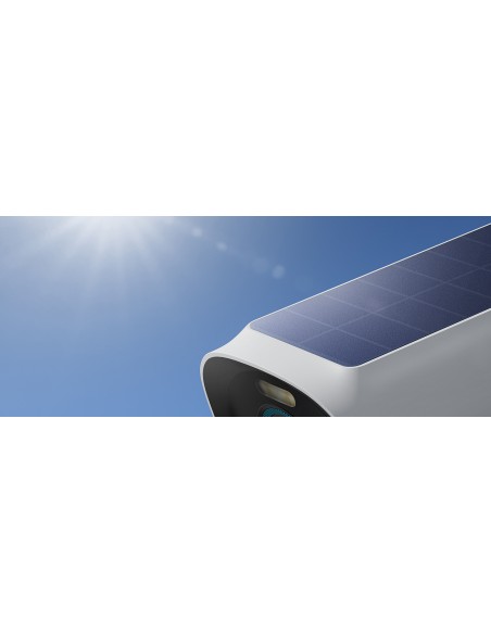 Kit de 2 cámaras eufyCam 3 de Security, cámara de seguridad 4K con panel solar integrado, IA de reconocimiento facial, cámara d