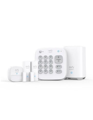 Security 5 piezas Smart Home Set, sistema de seguridad inteligente para el hogar, con cerradura de puerta, sensor de movimiento
