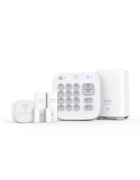Security 5 piezas Smart Home Set, sistema de seguridad inteligente para el hogar, con cerradura de puerta, sensor de movimiento