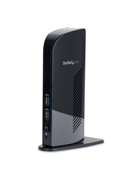 Docking Station USB 3.0 de 2 Monitores para Portátil - HDMI y DVI/VGA - Hub Ladrón 6x USB-A - GbE - Audio - Replicador de Puerto