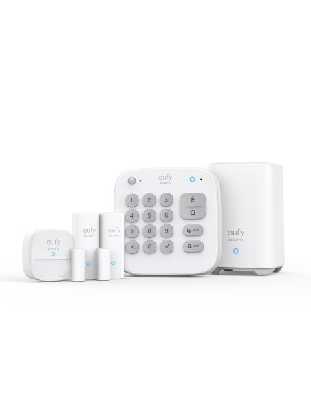 Security 5 piezas Smart Home Set, sistema de seguridad inteligente para el hogar, con cerradura de puerta, sensor de movimiento