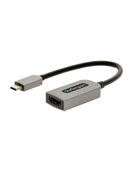 Adaptador USB C a HDMI de Vídeo 4K 60Hz - HDR10 - Conversor Tipo Llave USB Tipo C a HDMI 2.0b Dongle - Convertidor USBC con Modo