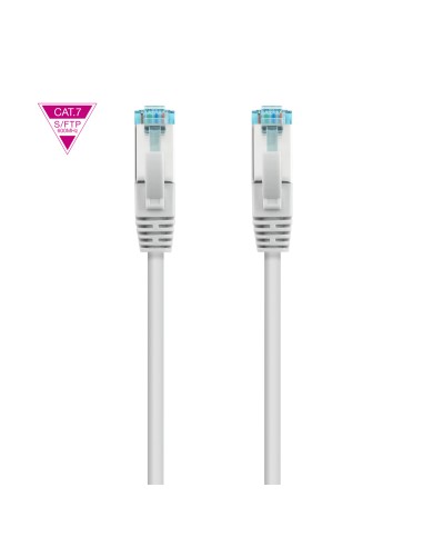 Cable de Red Cat.7 600MHZ LSZH SFTP PIMF AWG26, Gris, 50 cm