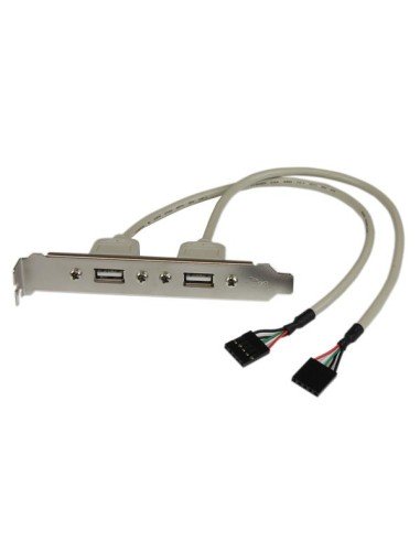 Adaptador de Placa USB A Hembra de 2 puertos