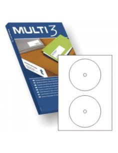 C 100 HOJAS ETIQUETAS CD DVD O117 MULTI3