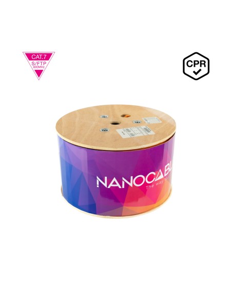 Cable de Red CAT.7 LSZH SFTP PIMF AWG23, Naranja, 305m