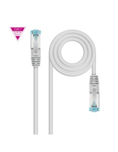 Cable de Red Cat.7 600MHZ LSZH SFTP PIMF AWG26, Blanco, 50 cm