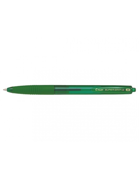 Super Grip G a Scatto Verde Bolígrafo de punta retráctil con pulsador Medio 1 pieza(s)