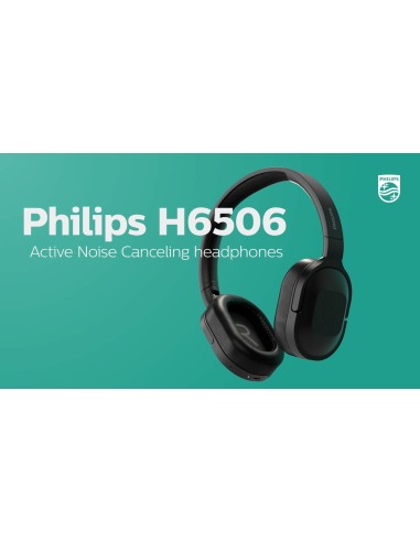 6500 series TAH6506BK/00 auricular y casco Auriculares Inalámbrico y alámbrico Diadema Música USB Tipo C Bluetooth Negro