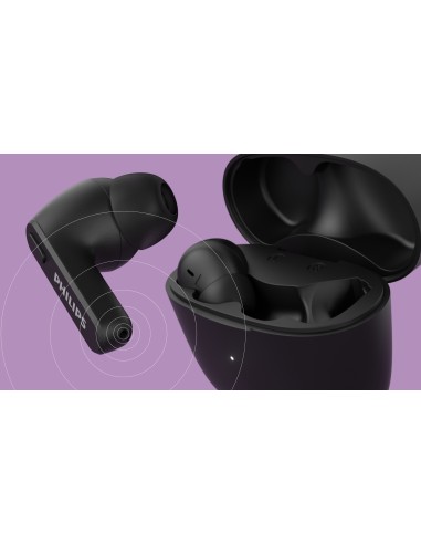 2000 series TAT2206BK/00 auricular y casco Auriculares True Wireless Stereo (TWS) Dentro de oído Llamadas/Música Bluetooth Negr