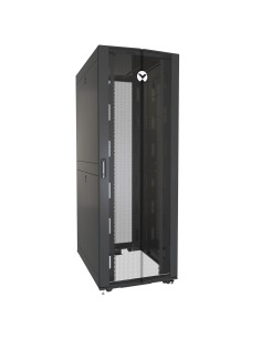 VR3357 armario rack 48U Rack o bastidor independiente Negro, Transparente