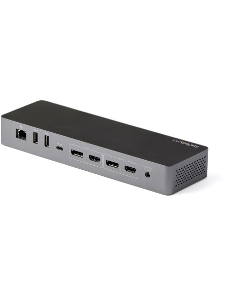 Docking Station Thunderbolt 3 Compatible con USB-C - para 2 Monitores 4K 60Hz DisplayPort 1.4 o 2 Monitores HDMI - para Un Moni