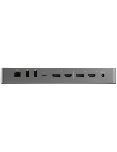 Docking Station Thunderbolt 3 Compatible con USB-C - para 2 Monitores 4K 60Hz DisplayPort 1.4 o 2 Monitores HDMI - para Un Moni