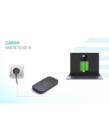 Thunderbolt 3/USB-C Dual 4K Docking Station + USB-C to DisplayPort Cable (1,5 m) + Power Delivery 60W