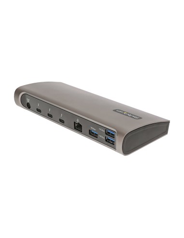 Docking Station Thunderbolt 4, PD de 96W, para 1 Monitor de 8K/para 2 Monitores de 4K 60Hz, 3xTB4/USB4, 4xUSB-A/SD/GbE, Replica