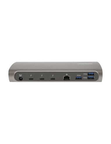 Docking Station Thunderbolt 4, PD de 96W, para 1 Monitor de 8K/para 2 Monitores de 4K 60Hz, 3xTB4/USB4, 4xUSB-A/SD/GbE, Replica