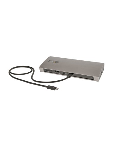 Docking Station Thunderbolt 4, PD de 96W, para 1 Monitor de 8K/para 2 Monitores de 4K 60Hz, 3xTB4/USB4, 4xUSB-A/SD/GbE, Replica