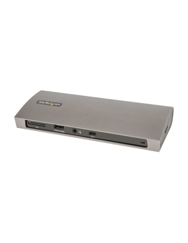 Docking Station Thunderbolt 4, PD de 96W, para 1 Monitor de 8K/para 2 Monitores de 4K 60Hz, 3xTB4/USB4, 4xUSB-A/SD/GbE, Replica