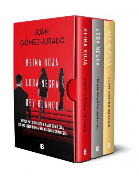Trilogia Reina Roja edicion pack con Reina Roja Loba Negra Rey Blanco