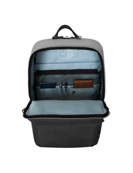 Sagano 39,6 cm (15.6") Mochila Negro, Gris