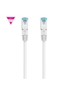 Cable de Red Cat.7 600MHZ LSZH SFTP PIMF AWG26, Blanco, 2 m 2