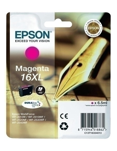 CARTUCHO EPSON T163340 MAGENTA XL WF-2010/2510/2520/2530/2540