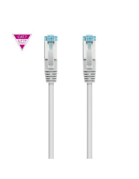 Cable de Red Cat.7 600MHZ LSZH SFTP PIMF AWG26, Gris, 3m