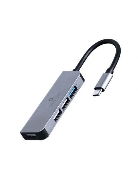 UHB-CM-U3P1U2P3-01 base para portátil y replicador de puertos Alámbrico USB 3.2 Gen 1 (3.1 Gen 1) Type-C Plata