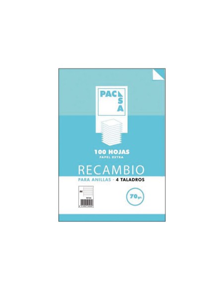REC.100H A4 HORIZONTAL PACSA MRG 70G 21212