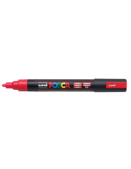 POSCA PC-5M Rojo fluorescente