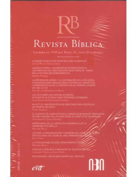 Revista biblica ano 83