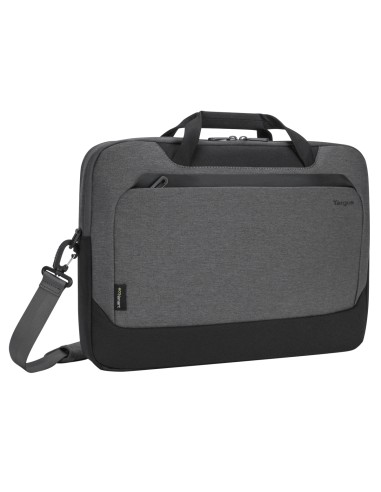 CypressEco 39,6 cm (15.6") Maletín Negro, Gris