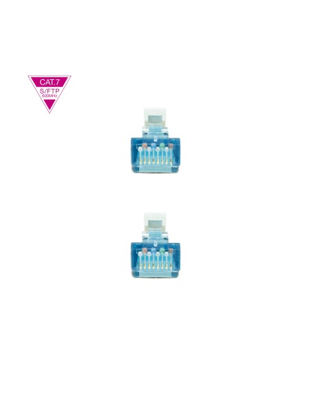 Cable de Red Cat.7 600MHZ LSZH SFTP PIMF AWG26, Gris, 7 m