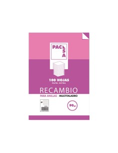 REC.100H A4 HORIZONTAL PACSA MRG 90G 21262