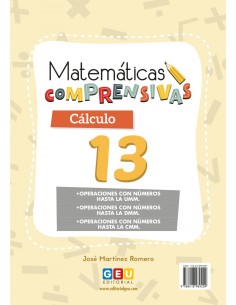 MATEMATICAS COMPRENSIVAS CALCULO 13 2021