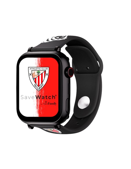 Save Family PLUS SmartWatch Ed. Athletic Club Bilbao con GPS y llamada Negro Correa Silicona Negra NO INCLUYE SIM