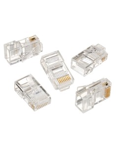 LC-8P8C-001/50 conector RJ-45 Transparente