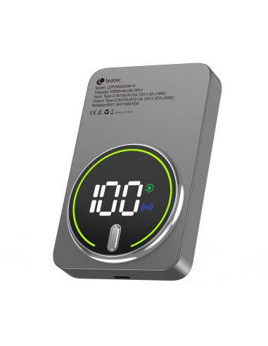 Power Bank inalámbrico 10000mAh 20W Gris