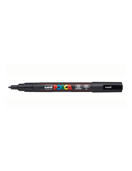 PC-3M marcador Punta redonda Negro