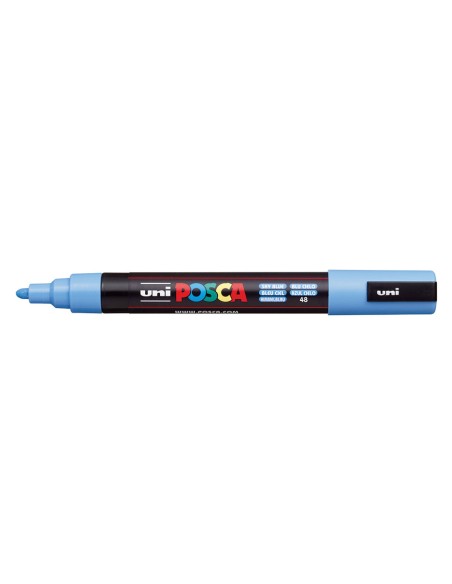 PC-5M marcador Punta redonda Azul, Cielo