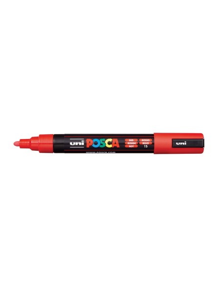 PC-5M marcador Punta redonda Rojo