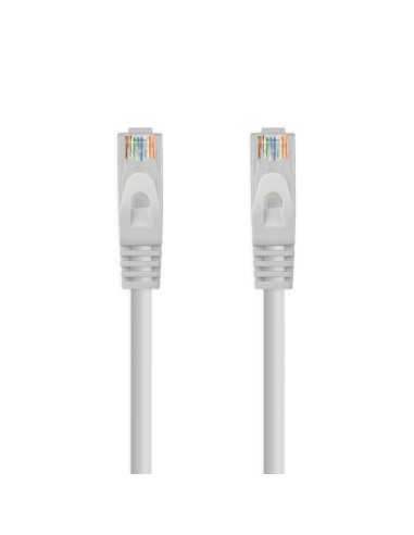 Cable Red Latiguillo RJ45 LSZH CAT.6A UTP AWG24, Gris, 30 cm