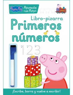 Primeros numeros Lipro pizarra Peppa Pig Cuaderno de actividades