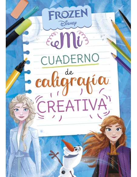 Mi cuaderno de caligrafia con Frozen